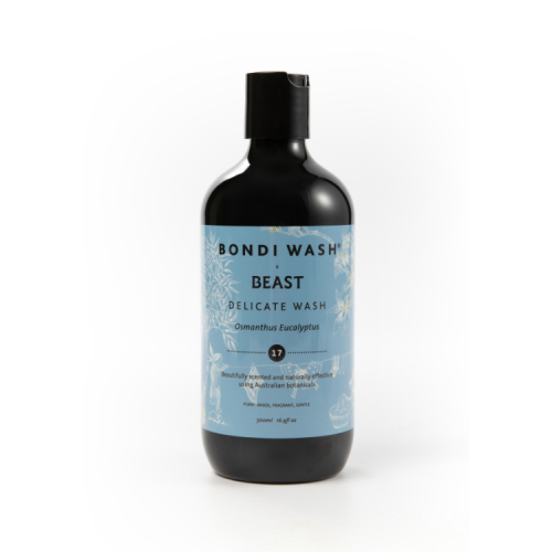 BONDI WASH桂花及桉樹 精緻衣物洗衣精 BEAST聯名版 500ml	Delicate Wash Osmanthus Eucalyptus 500ml
