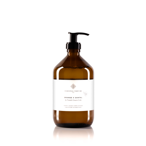Essential Parfums 柑橘檀木潔膚露 500ml	Essential Parfums ORANGE X SANTAL Liquid Hand and Body Soap 500ml
