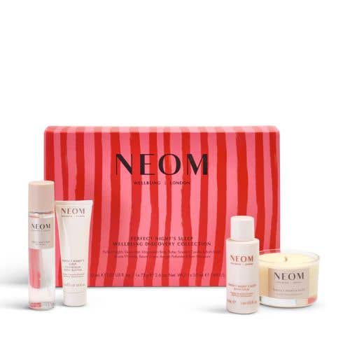 NEOM 舒緩恬睡聖誕旅行組Perfect Night’s Sleep Wellbeing Discovery Collection + Festive Sleeve