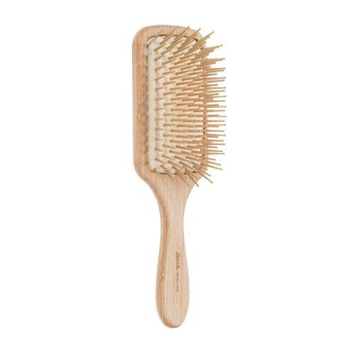 Janeke 純櫸木按摩板梳(大) Beech Rectangular Hairbrush Magnum