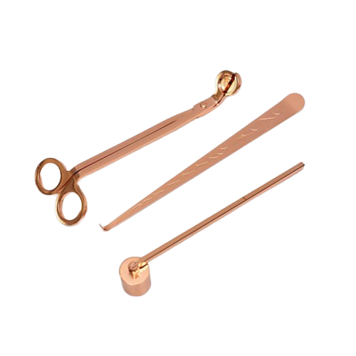 HOOOME 蠟燭工具套組 玫瑰金 Candle Tools 3-Piece Set (Rose Gold/Gift Box)