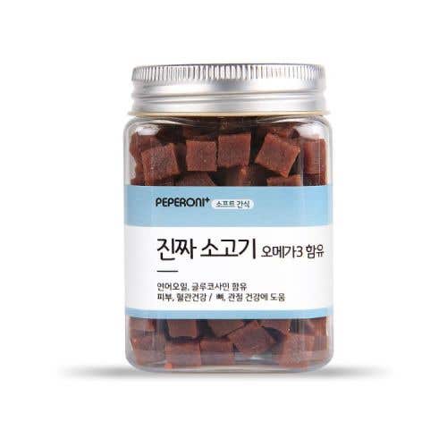 Peperoni Beef omega-3 韓國人氣狗狗零食-陪陪牛肉丁