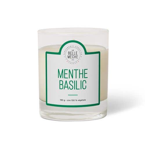 LA BELLE MÈCHE 薄荷羅勒香氛蠟燭 Mint Basil Scented Candle