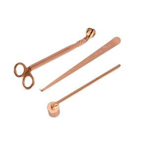 HOOOME 蠟燭工具套組 玫瑰金 Candle Tools 3-Piece Set (Rose Gold/Gift Box)